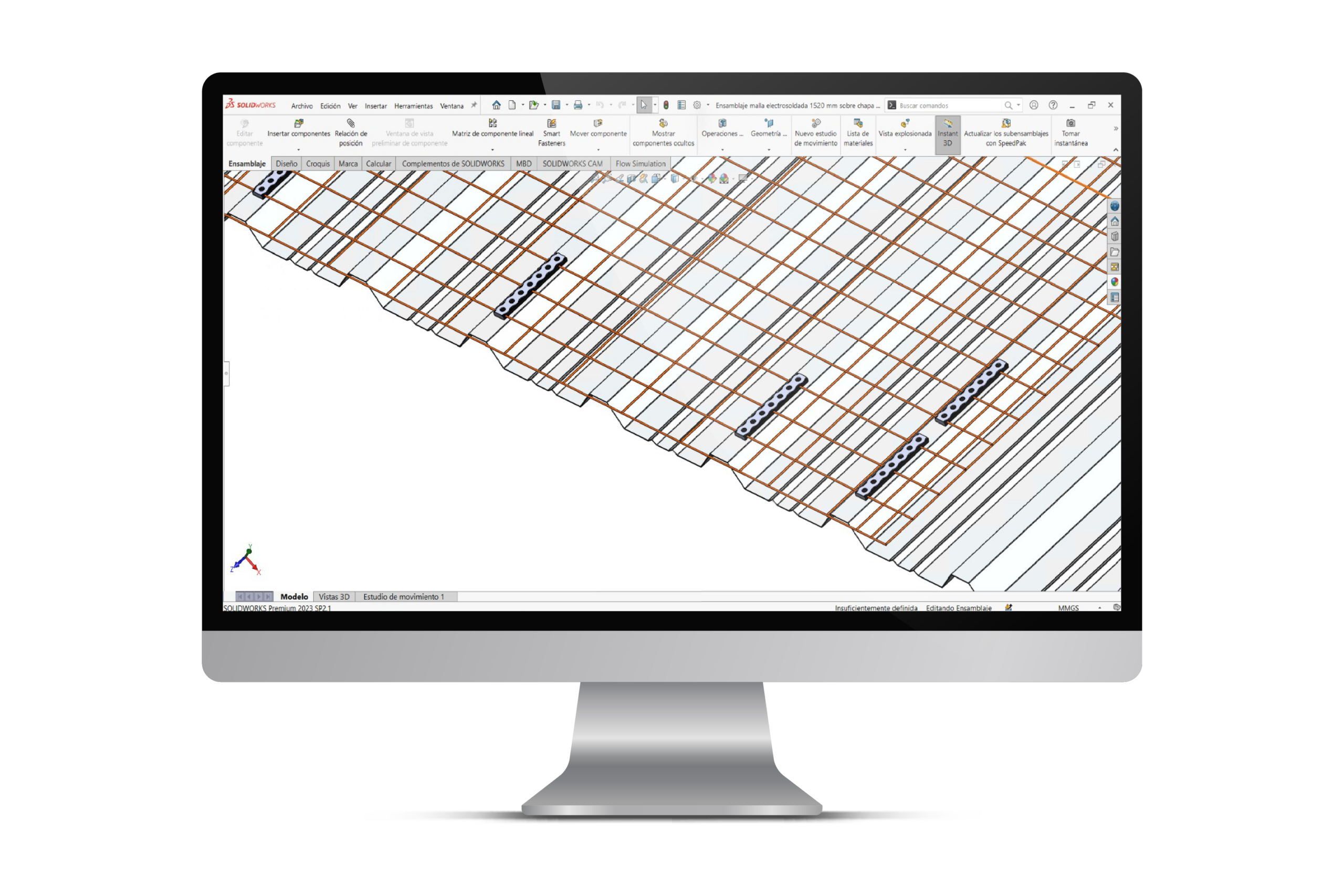 malla ordenador mock up
